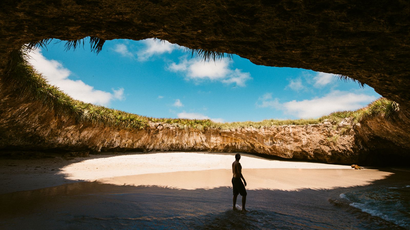 La Playa Escondida alle isole Marietas Nayarit Messico.