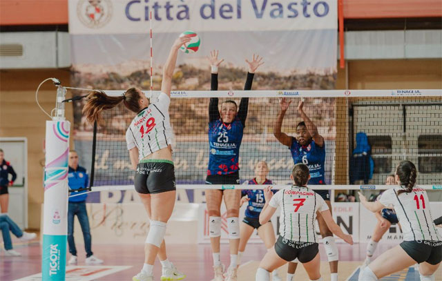 sconfitta per 3-1 dalla Tenaglia Abruzzo Volley