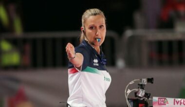 Dominga Lot, la prima arbitra italiana di volley: «Arrivo prima di tutti, mi isolo. Ho imparato che la fatica non è un limite, ma una forma di libertà»