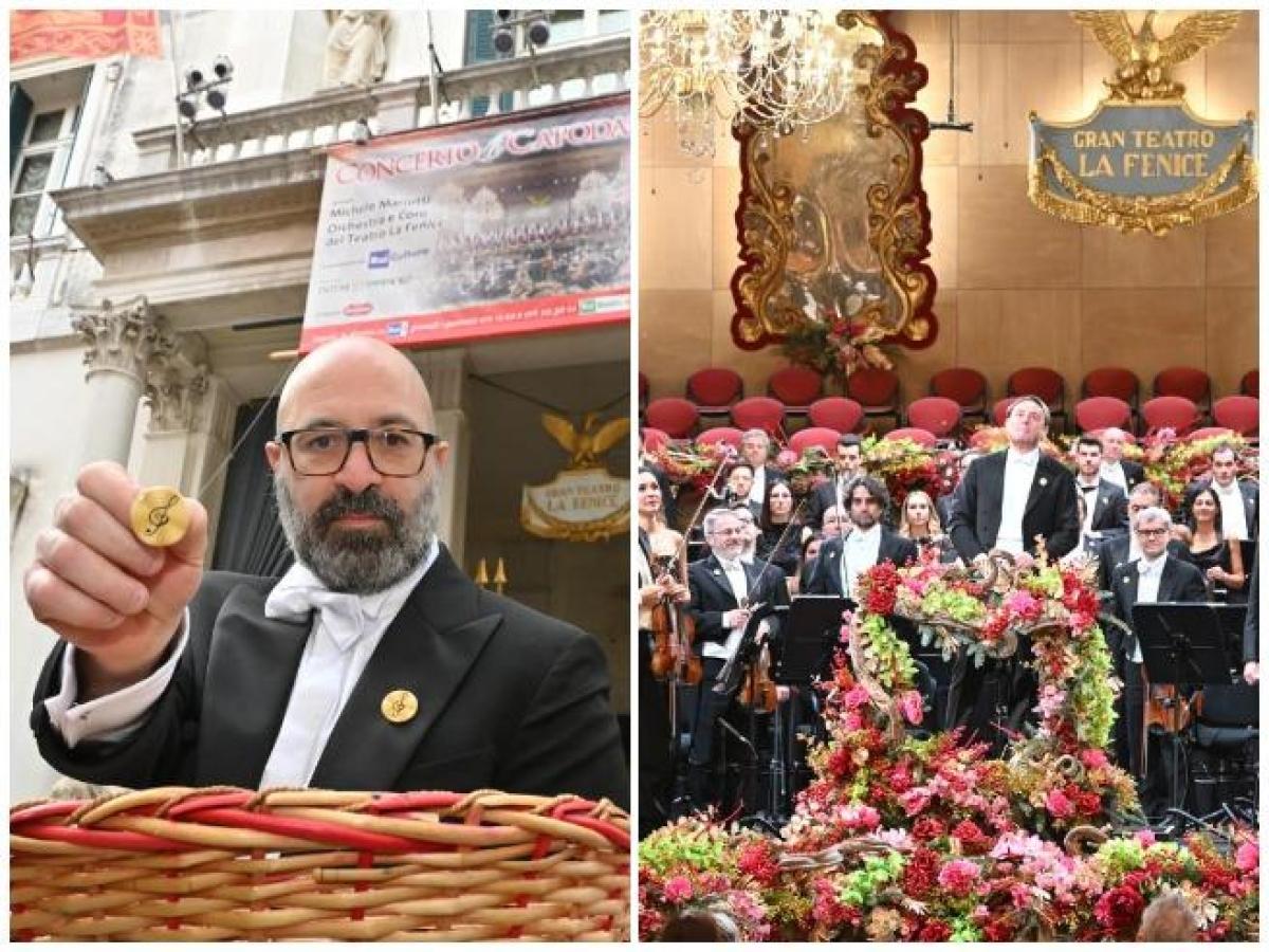 Concerto di Capodanno alla Fenice: applausi e tensioni. Tutto il coro con la «spilla del dissenso» contro la nomina di Beatrice Venezi