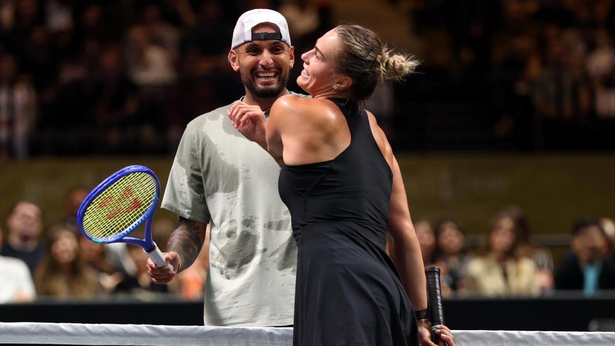 Sabalenka vuole la rivincita con Kyrgios nella Battaglia dei Sessi di tennis
