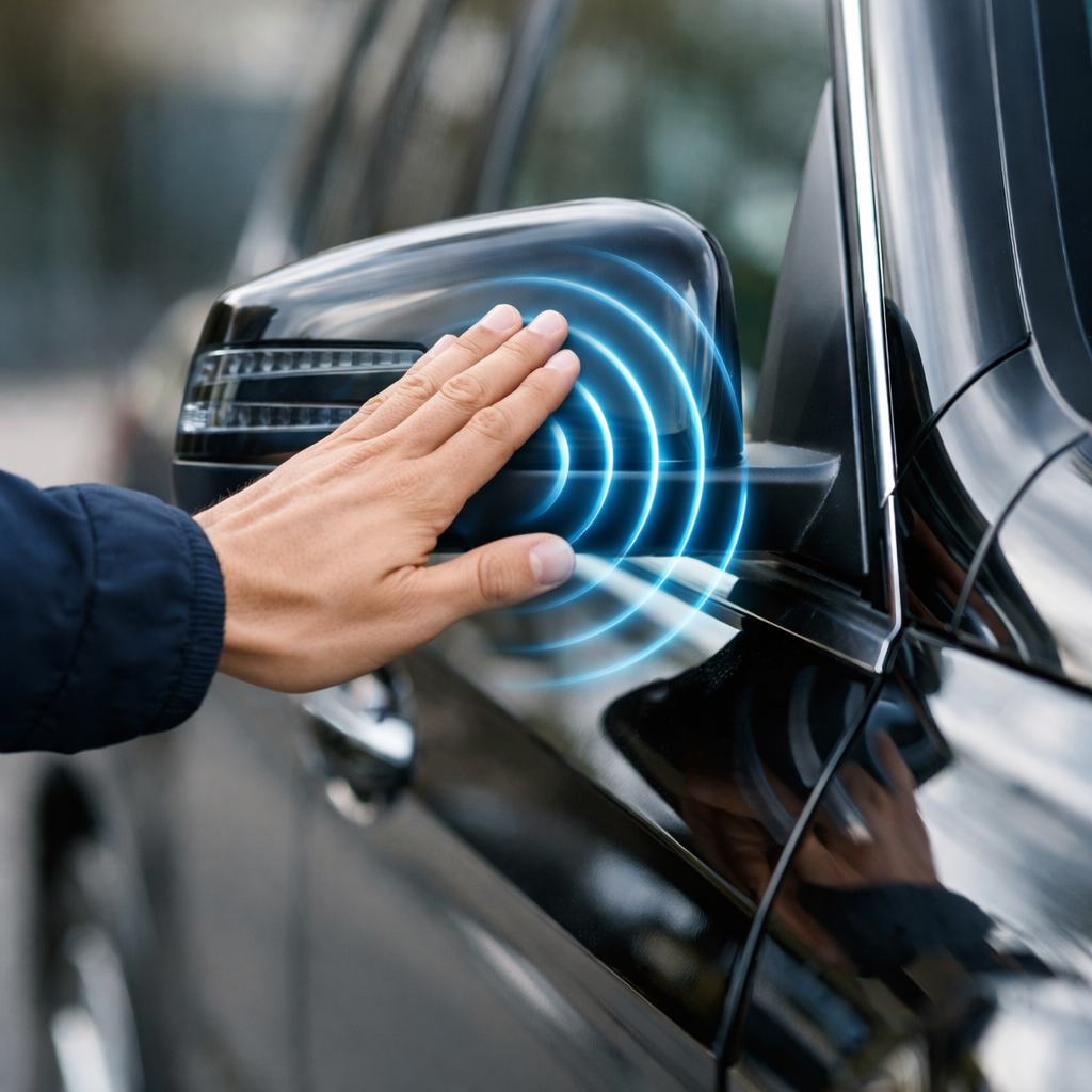 Dalla vernice camaleonte di Porsche alla Mercedes che si accende con l’impronta digitale: le tecnologie più curiose