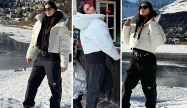 Melissa Satta, vacanze sulla neve in Svizzera con Carlo Beretta