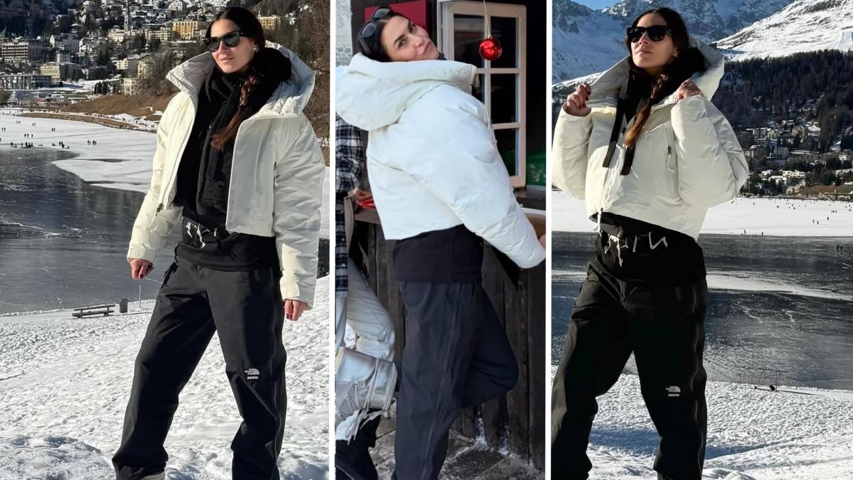 Melissa Satta, vacanze sulla neve in Svizzera con Carlo Beretta