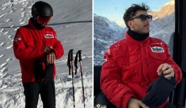 Gasly, foto sugli sci nel giorno del compleanno di Schumacher (e con la sua giacca). Gli attacchi social: «Irrispettoso»