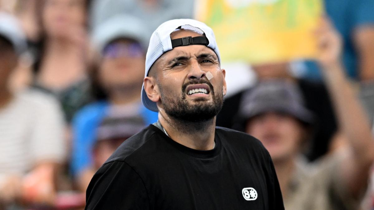Kyrgios a Brisbane perde in un'ora: "È triste, ma mi sono divertito"
