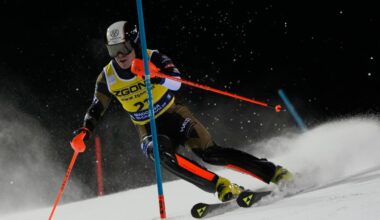 Coppa slalom a Madonna di Campiglio: prima manche: comanda Hallberg, Vinatzer fuori