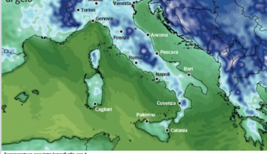 Meteo, in Italia ondata di gelo: neve in arrivo, allerta in 5 regioni. Il meteorologo: «Pochi precedenti in questo secolo»