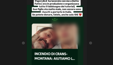 I colleghi del padre di Leonardo Bove si mobilitano per aiutarlo: la raccolta fondi e l'appello di Caterina Balivo