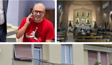 Alberto Trentini libero, campane a festa al Lido di Venezia. Messa e striscioni. «Ora vogliamo solo abbracciarlo»