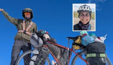 Completa il giro del mondo in bicicletta in solitaria, era partita due anni fa e ha percorso 31mila chilometri: «Ho pedalato per tre mesi sotto la pioggia ma ho visto le meraviglie del pianeta»