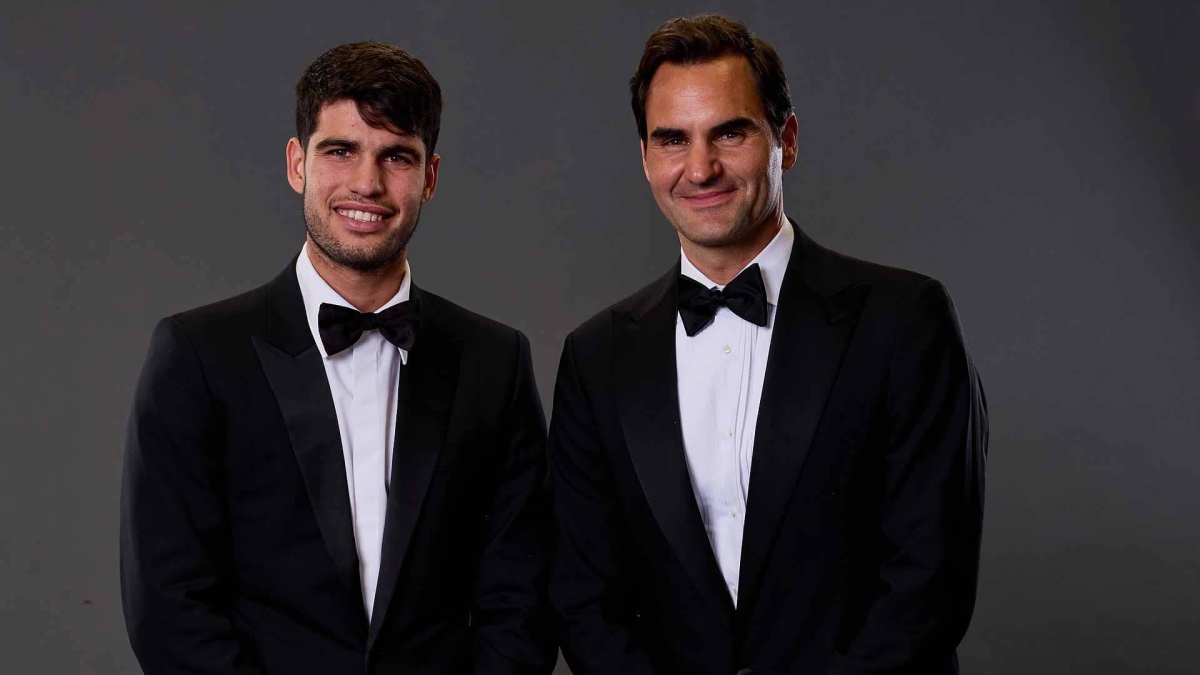 Federer tifa Alcaraz: «Spero vinca gli Australian Open e completi il Grande Slam. Lui e Sinner sono meravigliosi»