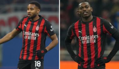 Allegri sceglie Nkunku per il rigore in Milan-Como, Leao si arrabbia e Maignan lo calma