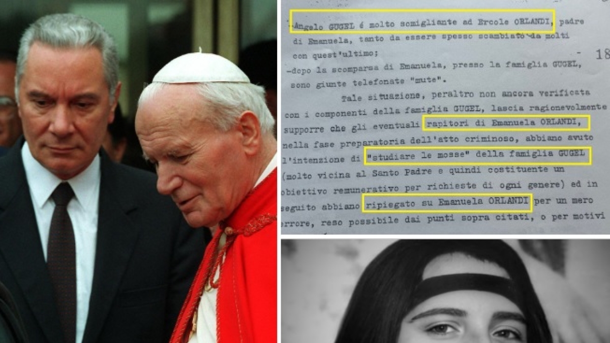 La morte di Angelo Gugel e il caso Orlandi: così il maggiordomo di papa Wojtyla salvò le sue due figlie, pedinate prima della scomparsa di Emanuela