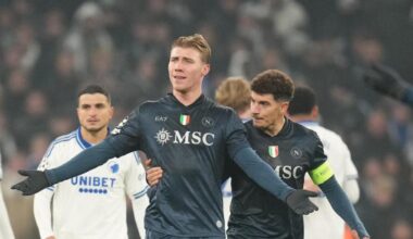 Copenaghen-Napoli di Champions League 1-1, gli azzurri si fanno beffare con l'uomo in più: i playoff si complicano