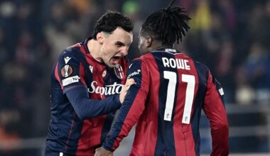 Bologna-Celtic risultato 2-2 in Europa League: Dallinga e Rowe riprendono gli scozzesi in 10