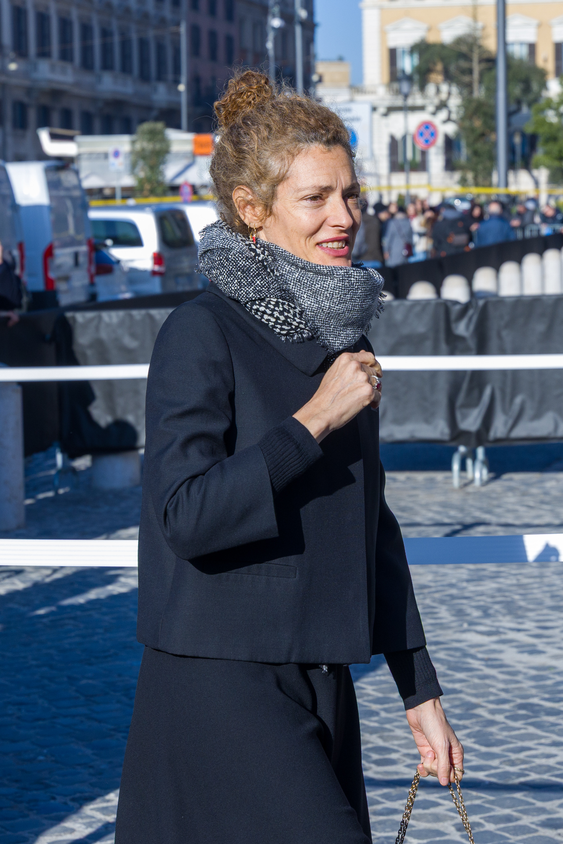 Ginevra Elkann in occasione dei funerali dello stilista Valentino Garavani celebrati nella Basilica di Santa Maria degli Angeli e dei Martiri a Roma VenerdÃ¬ 23 Gennaio  2026 (foto Mauro Scrobogna / LaPresse)    Ginevra Elkann on the occasion of...