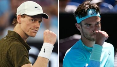 Sinner, i record di ace e un Musetti che punta alla top 3. Jannik e Lorenzo fanno impazzire gli Australian Open