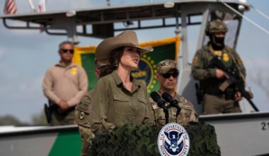 Tutti i passi falsi di Kristi Noem, la «Barbie dell'Ice»: mimetica e amore per John Wayne