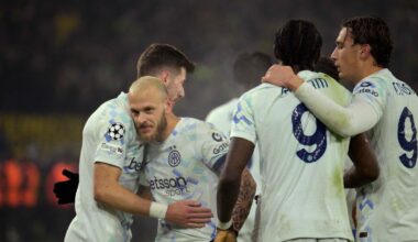 Borussia Dortmund-Inter in Champions League 0-2: Dimarco e Diouf gol, i nerazzurri vincono ma vanno ai playoff