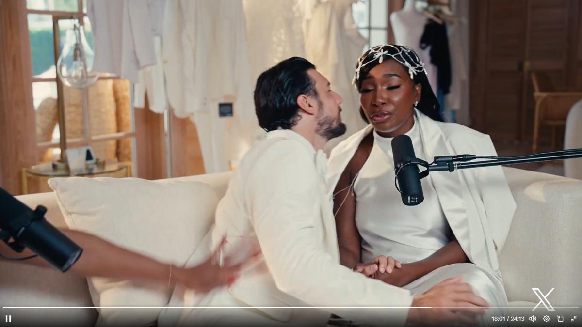 Venus Williams piange parlando dell'incontro con Andrea Preti