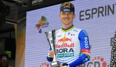 Ciclismo, evenepoel da fenomeno a maiorca: 49 km di fuga