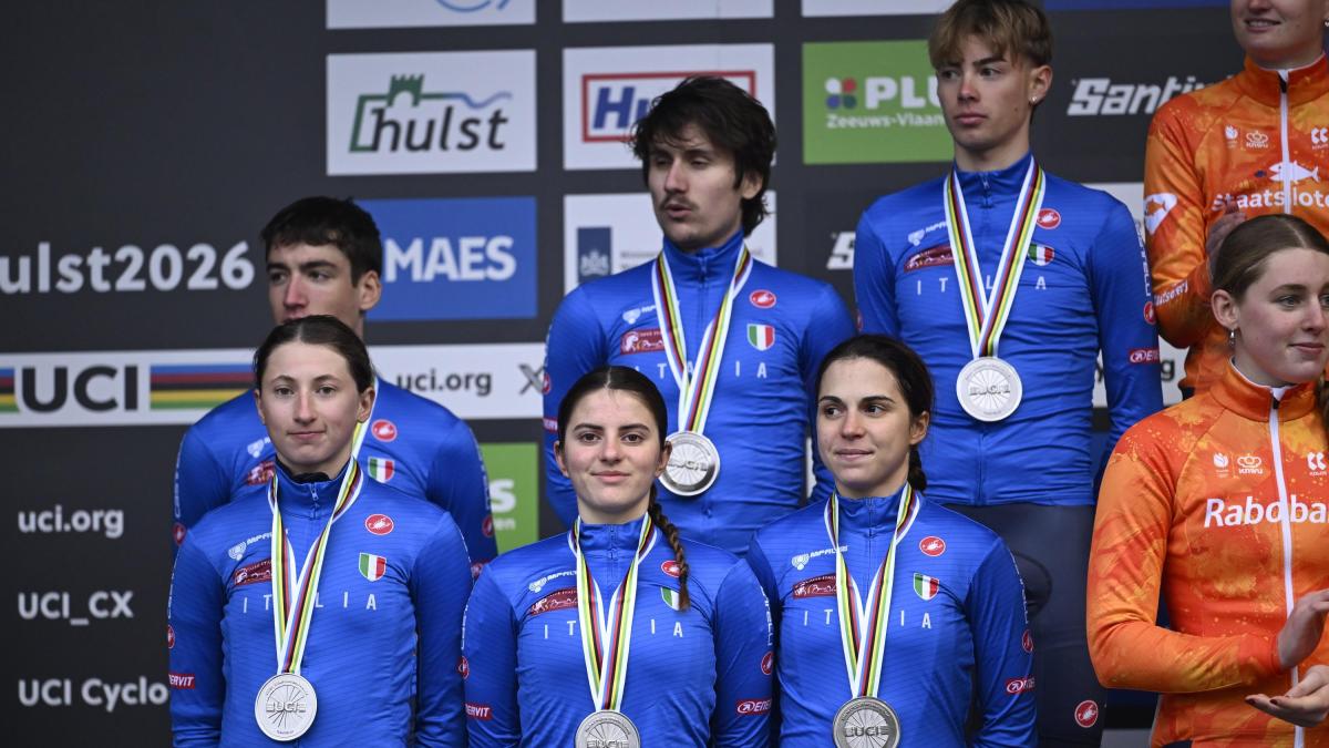 Mondiali ciclocross in Olanda, Italia argento nella staffetta mista