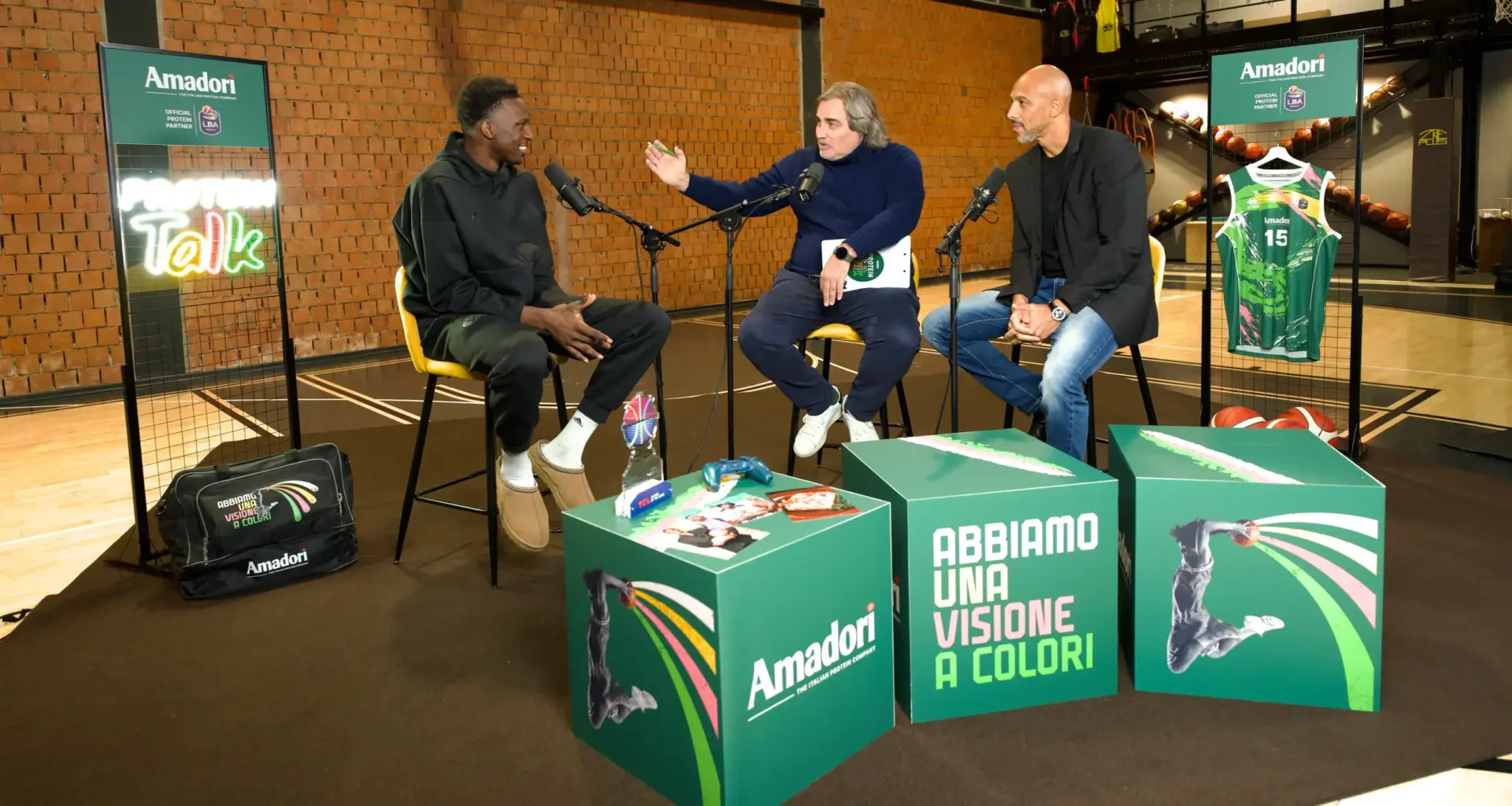 SALIOU NIANG AD "AMADORI PROTEIN TALK": "BOLOGNA IL MIGLIOR POSTO PER GIOCARE A BASKET IN ITALIA"