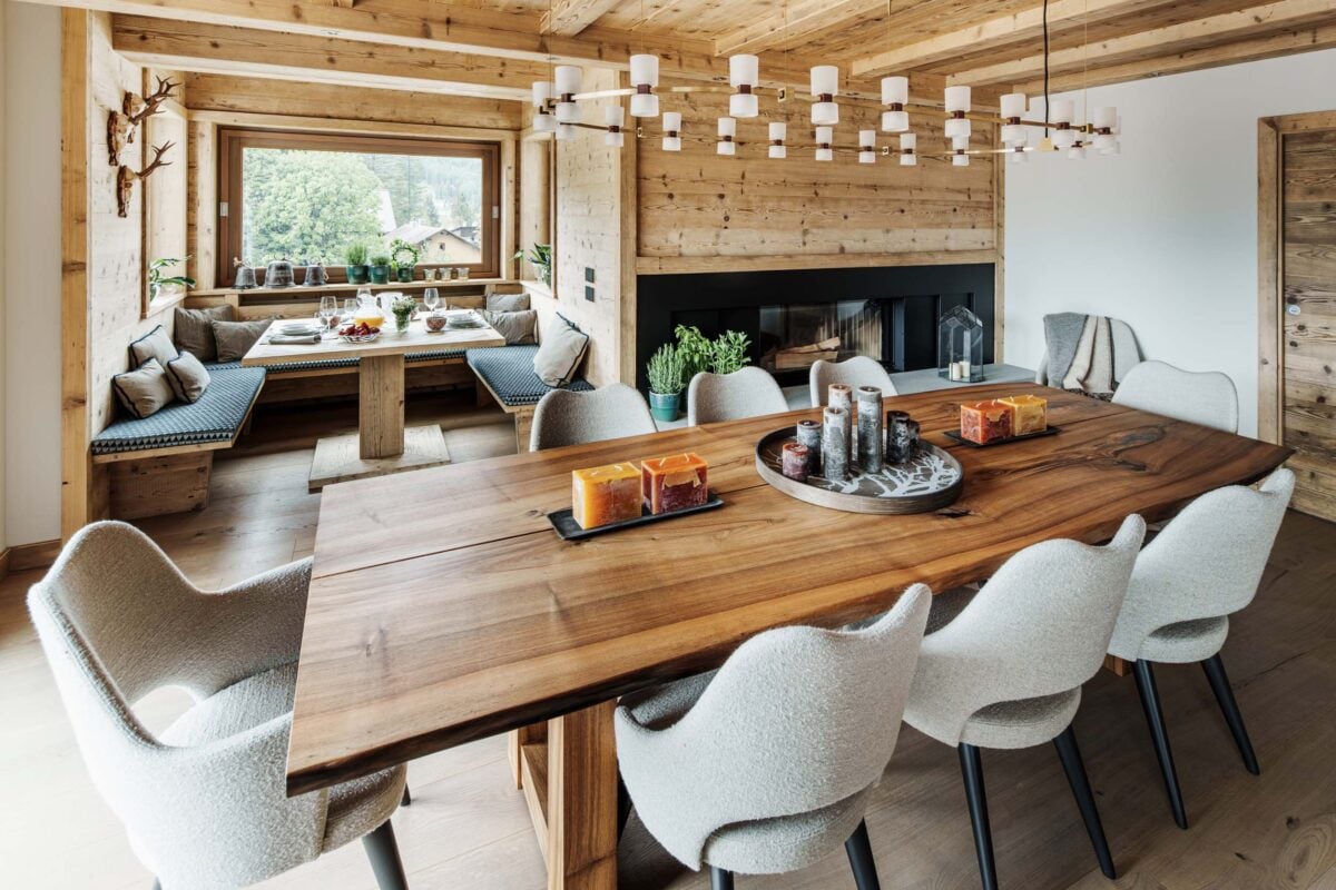 Una villa a Cortina d’Ampezzo reinterpreta con eleganza l’estetica montana