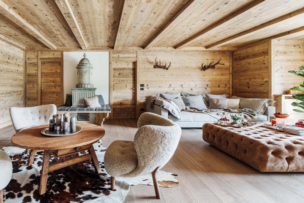 Una villa a Cortina d’Ampezzo reinterpreta con eleganza l’estetica montana