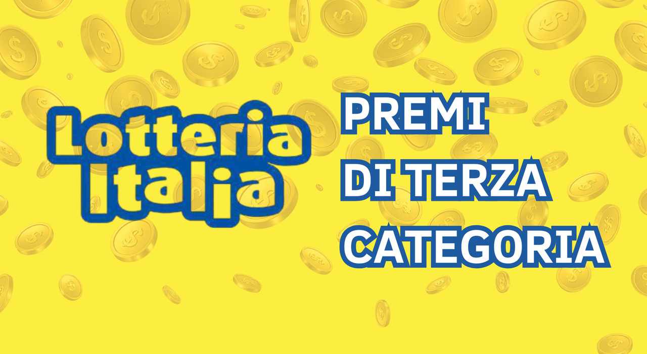 ​Lotteria Italia 2025-26, tutti i premi di terza categoria, le serie e i numeri dei biglietti vincenti da 50mila euro