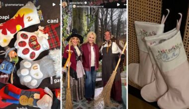 Giulia De Lellis sulla neve con Tony e Priscilla, Ultimo e Jacqueline ritrovano l'amore, Fedez con Giulia e i figli Leone e Vittoria