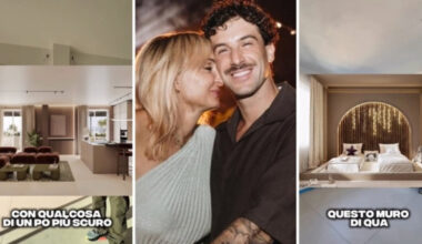 la cameretta delle figlie, il terrazzo, il salone e la cucina