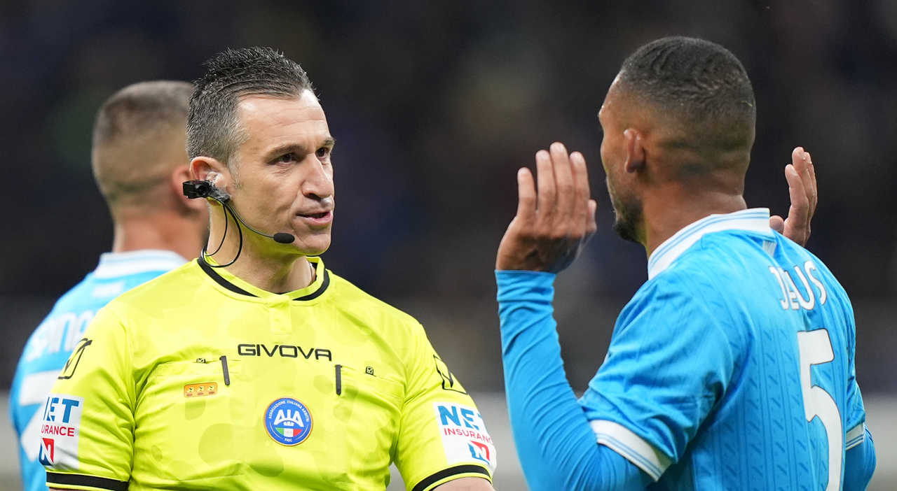 Inter-Napoli, fallo di Rahmani su Mkhitaryan: la spiegazione di Doveri sul rigore - Il Mattino
