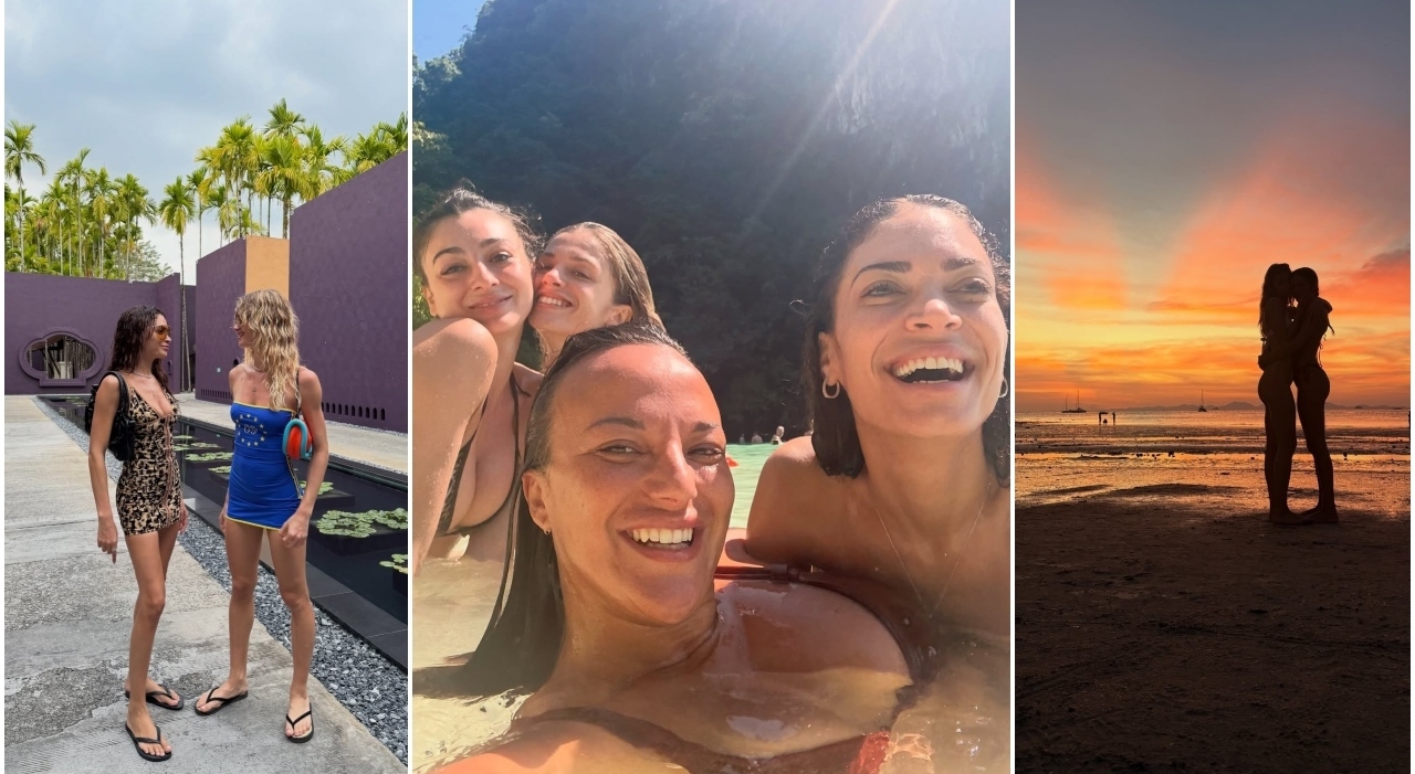 Elodie in vacanza senza Andrea Iannone, il viaggio solo donne in Thailandia con Franceska Nuredini e le altre amiche