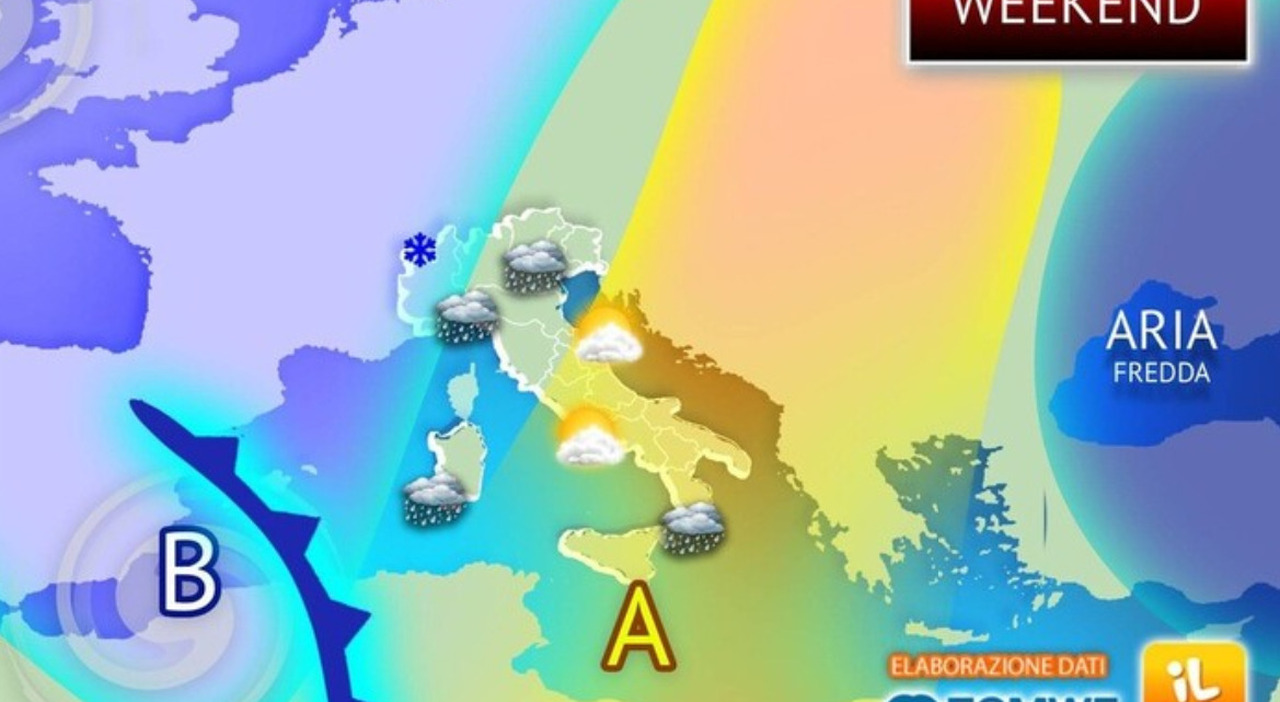 Tempesta in arrivo sull'Italia, ecco quando e dove colpirà: il «duplice attacco», la neve, il crollo termico - Il Messaggero