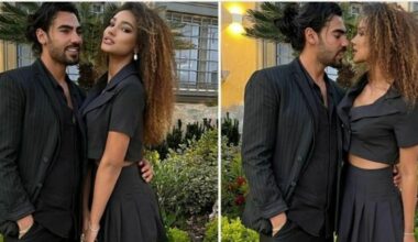 il living, la super tv, le foto con Luigi Punzo e l'angolo trucco