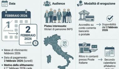 Pensioni febbraio, cosa c'è nel cedolino: gli aumenti, dal taglio Irpef alla rivalutazione, fino alle date di pagamento - Il Messaggero