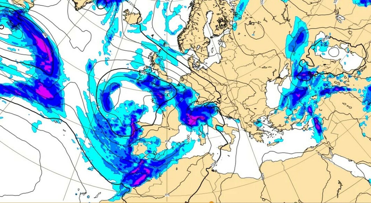 Vortice ciclonico in arrivo sull'Italia, gelo polare e venti forti (ma anche temporali): ecco dove e quando