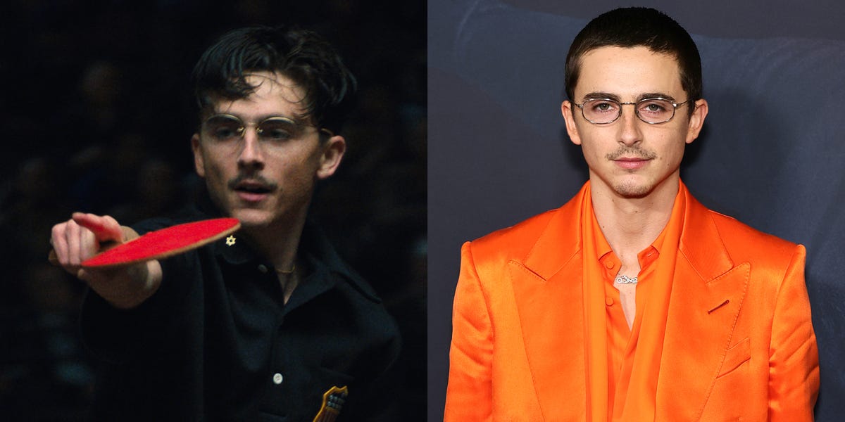 Timothée Chalamet, la trasformazione in Marty Supreme