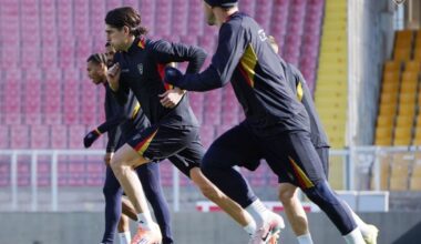 Allenamento al Via del Mare