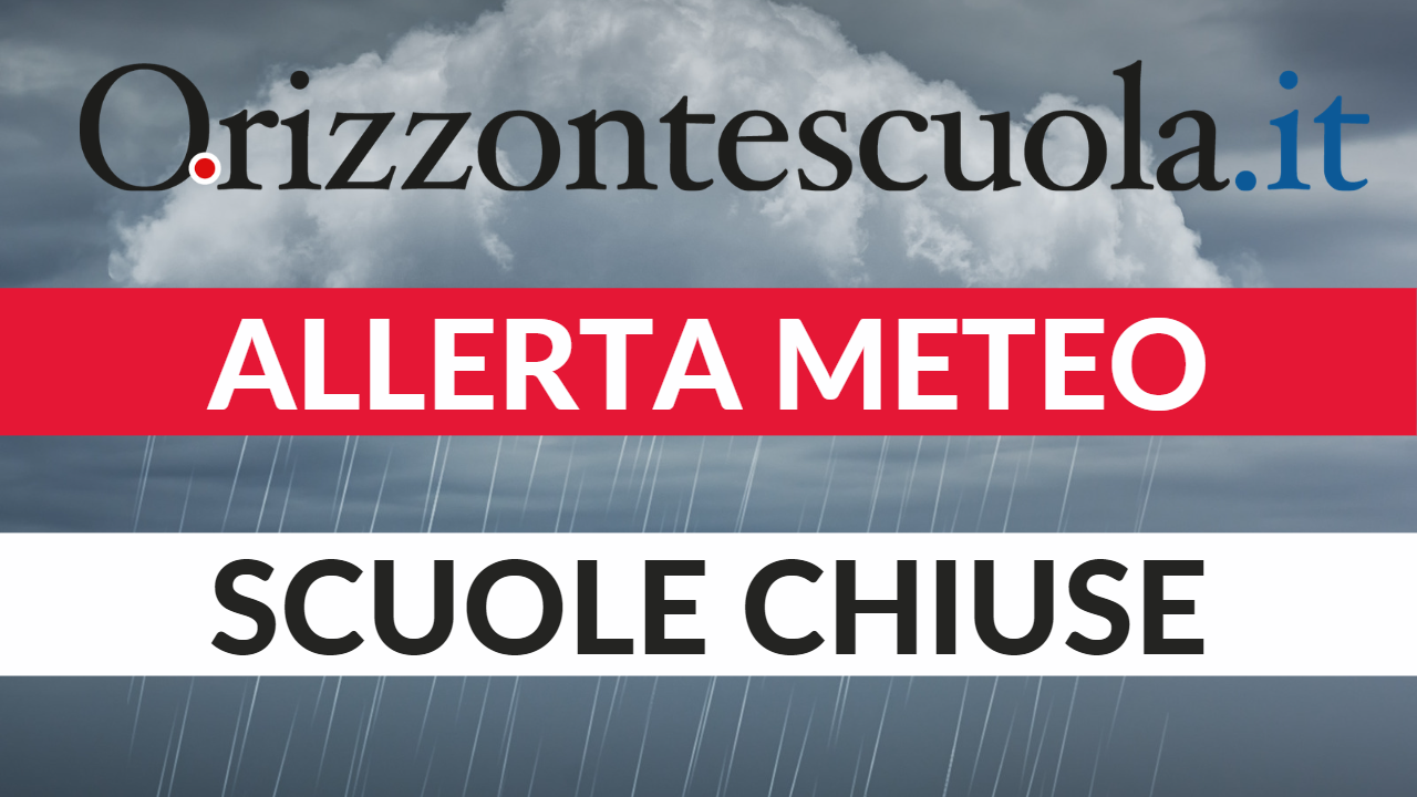 Allerta meteo scuole chiuse giovedì 8 gennaio: lezioni sospese in alcuni comuni. ELENCO IN AGGIORNAMENTO