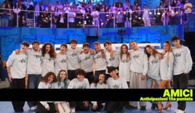 Amici 2025: anticipazioni della puntata del 17 gennaio con giudice Brunori Sas e ospite Mida.