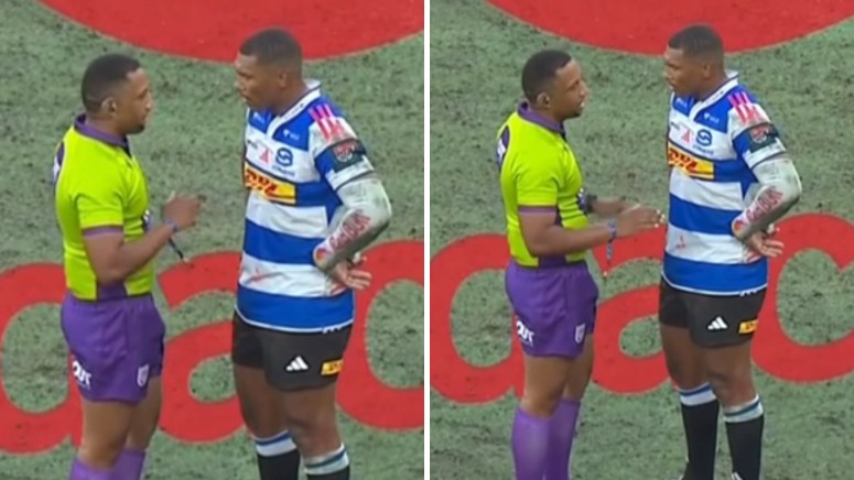 Rugby - Video - Urla all'arbitro: "È un f*****o in avanti" e il direttore di gara risponde a modo