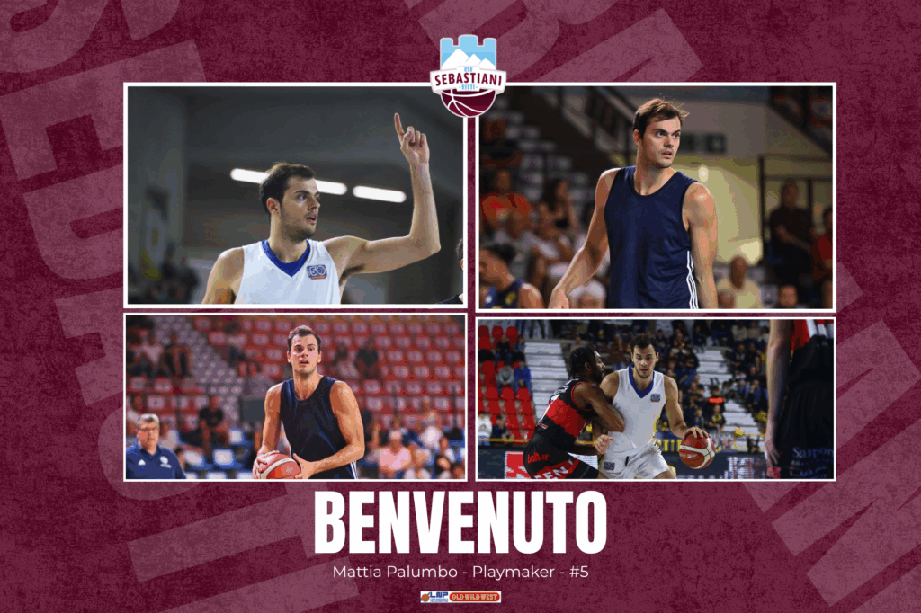 Mattia Palumbo, il nuovo metronomo della Sebastiani. Giocherà con la n.5. “Colpito dall'ambizione”