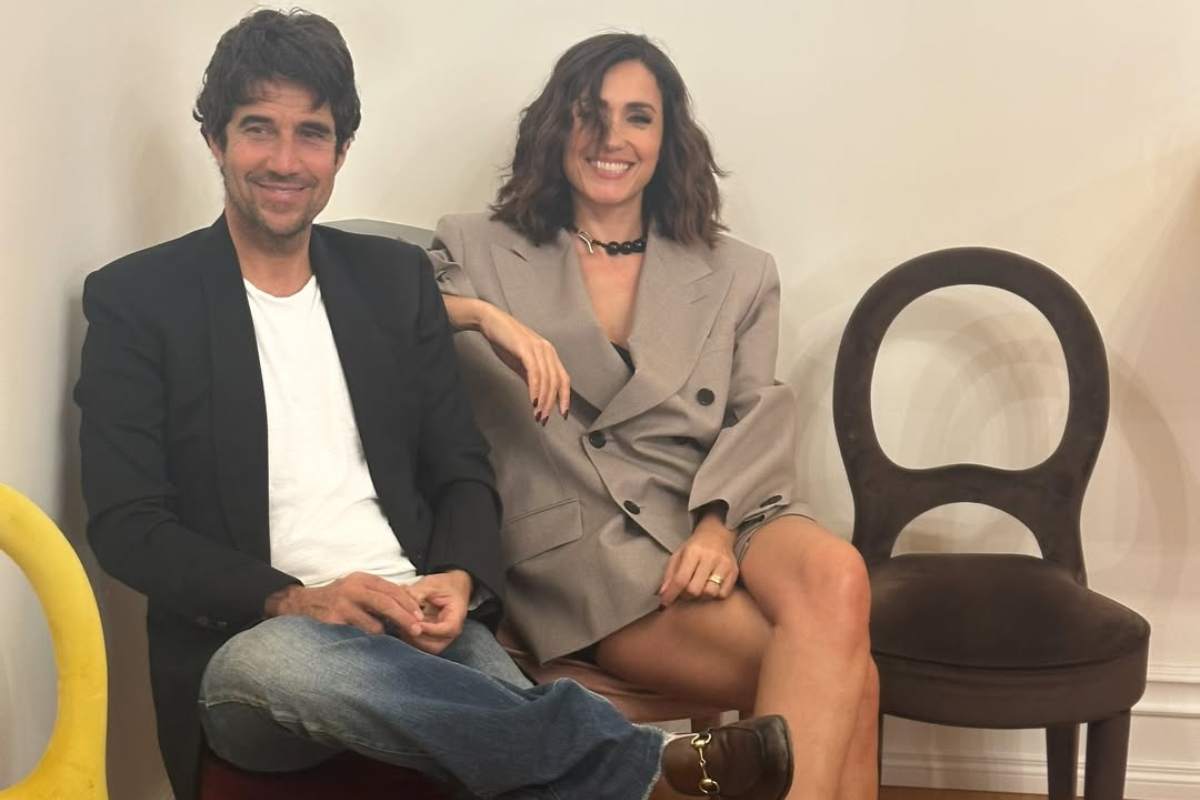 Caterine Balivo outfit natalizio