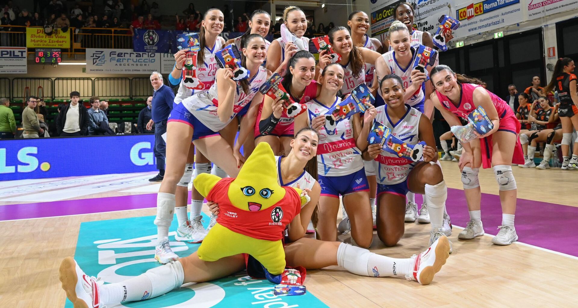 La Numia Vero Volley Milano inaugura il nuovo anno con una vittoria: superata 3-0 Macerata