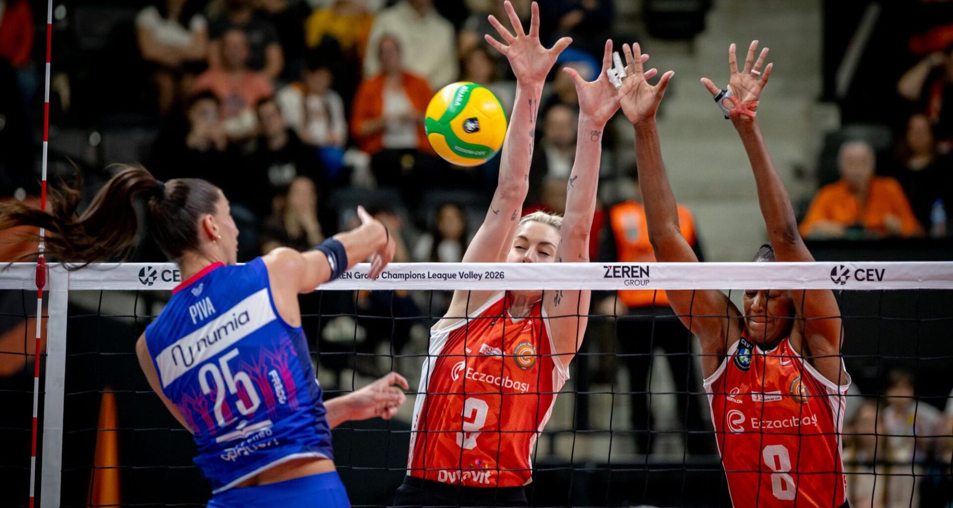 Tie-break fatale per la Numia Vero Volley Milano: il big match della Pool C va all'Eczacibasi