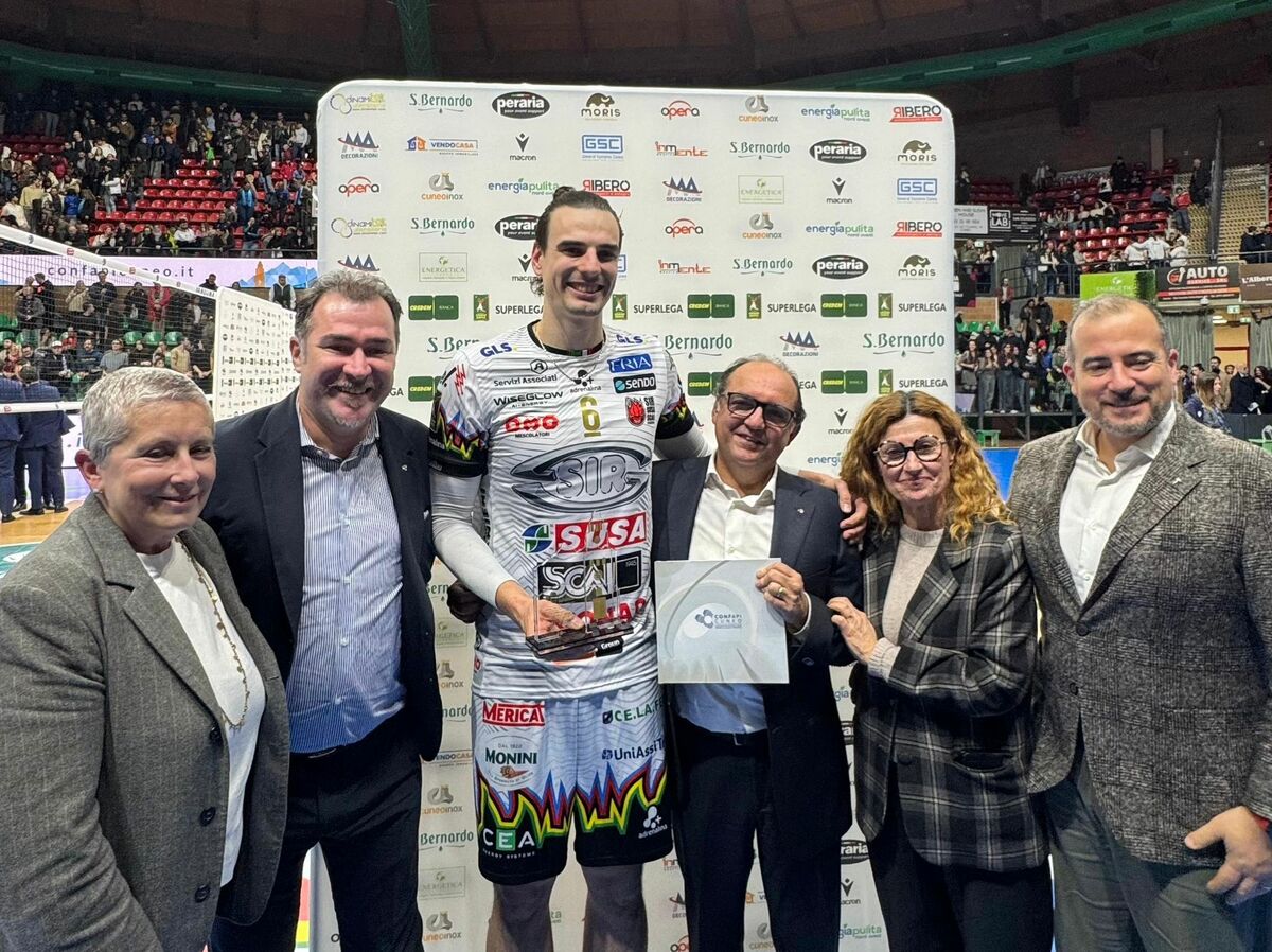Confapi protagonista alla sfida di SuperLega tra MA S. Bernardo Cuneo e Sir Susa Scai Perugia - Targatocn.it