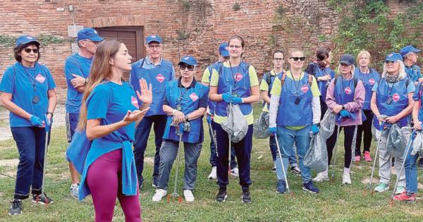 Rifiuti raccolti e parchi puliti